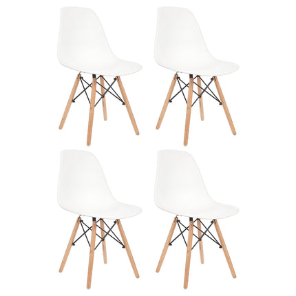 Set de 4 Sillas de Diseño Eames