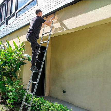 Escalera Multifunción Telescopica 13 Escalones Extensible 3,8 Mts
