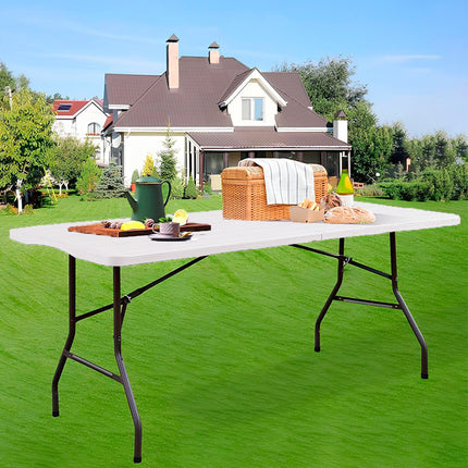 Mesa Plegable Picnic Simil Madera 1.80 mts