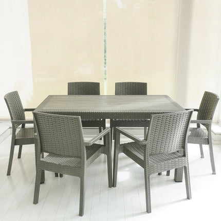 Mesa Rattan Niza 150x90cm