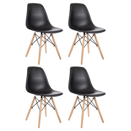 Set de 4 Sillas de Diseño Eames