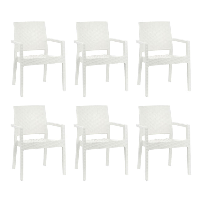 Set de 6 Sillones Rattan Milano