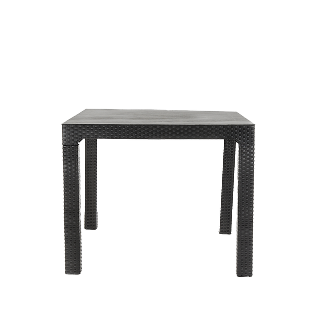 Mesa Monaco Rattan 90x90 + 4 Sillones Ibiza