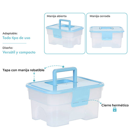 Set 2 Cajas Handy Box 15l.