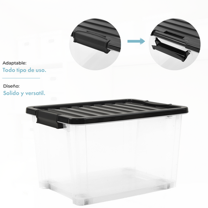 Contenedor De Plastico Life Box 95 Lts