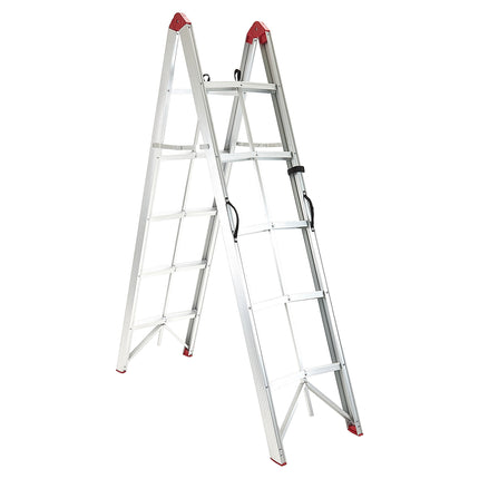 Escalera Aluminio plegable Ultra Compacta 5 escalones