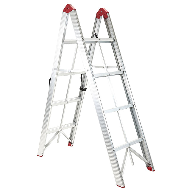 Escalera Aluminio plegable Ultra Compacta 4 escalones