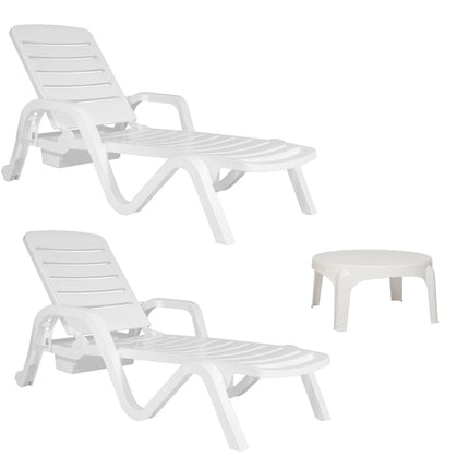 Set 2 Resposeras Toronto + Mesa Puket