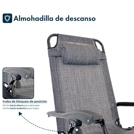 Set de 2 Reposeras Gravedad Cero Best