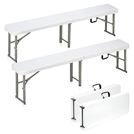 Set de 2 Bancos Plegables Picnic