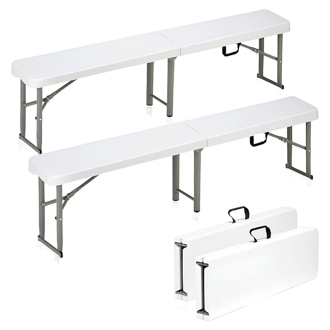 Set de 2 Bancos Plegables Picnic