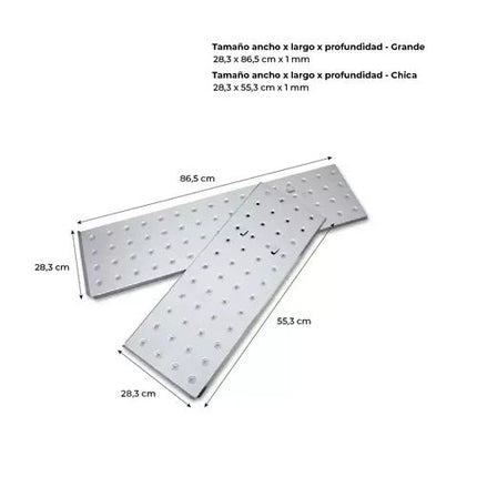 Escalera De Aluminio Articulada 12 Escalones + Plataforma