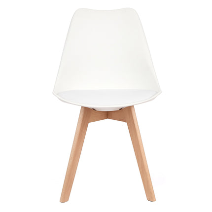 Mesa Rectangular Eames 120X80 cm + 4 Sillas Tulip