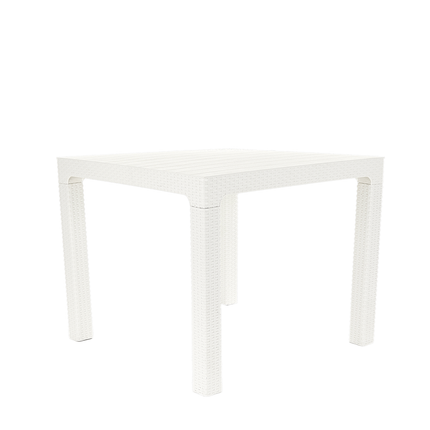 Mesa Monaco Rattan 90x90 + 4 Sillones Ibiza