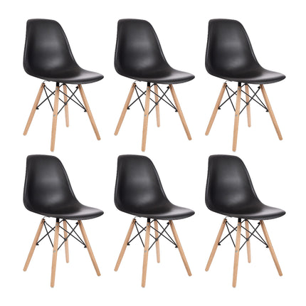 Set de 6 Sillas de Diseño Eames
