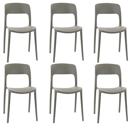 Set 6 Sillas de Diseño Nina