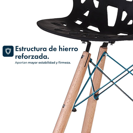 Banqueta Taburete Eames Akron
