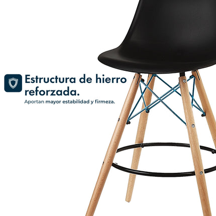 Set 2 Banquetas Taburete Eames