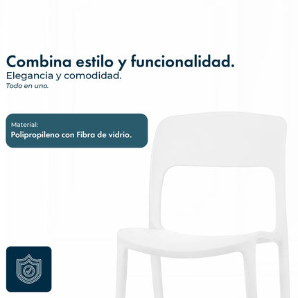 Set 6 Sillas de Diseño Nina