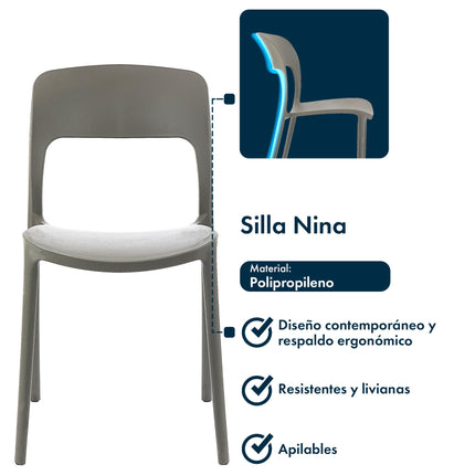 Silla de Diseño Nina