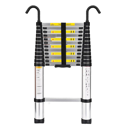 Escalera Telescópica 13 Escalones Extensible 3,8 Mts