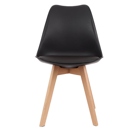 Mesa Rectangular Eames 120X80 cm + 4 Sillas Tulip